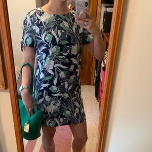 Banana republic summer shift dress bow sleeve acnt